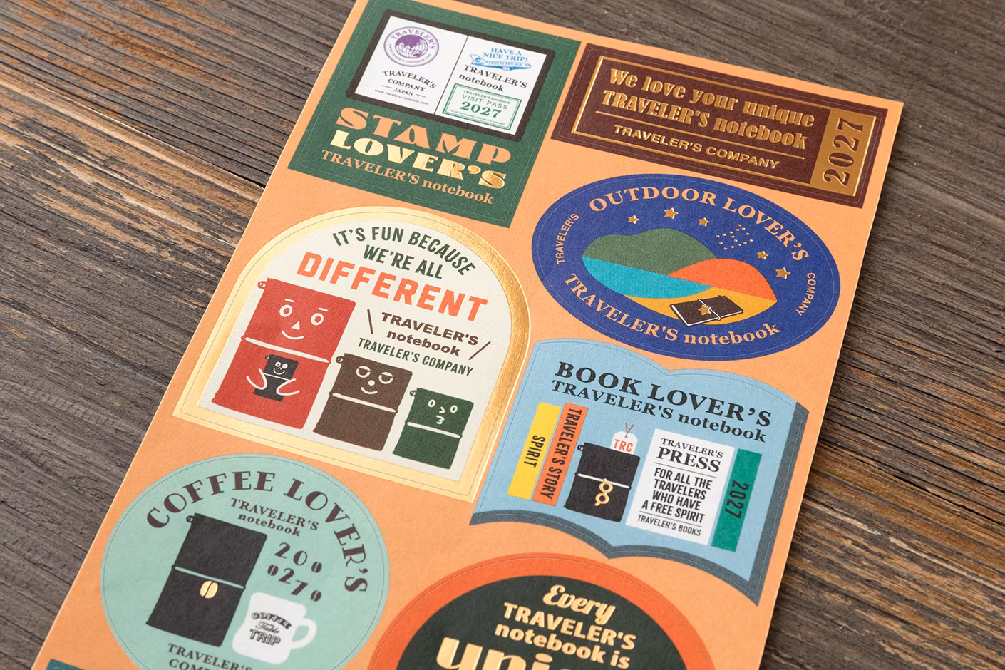 2027 Customized Stickers Set // Traveler's Notebook