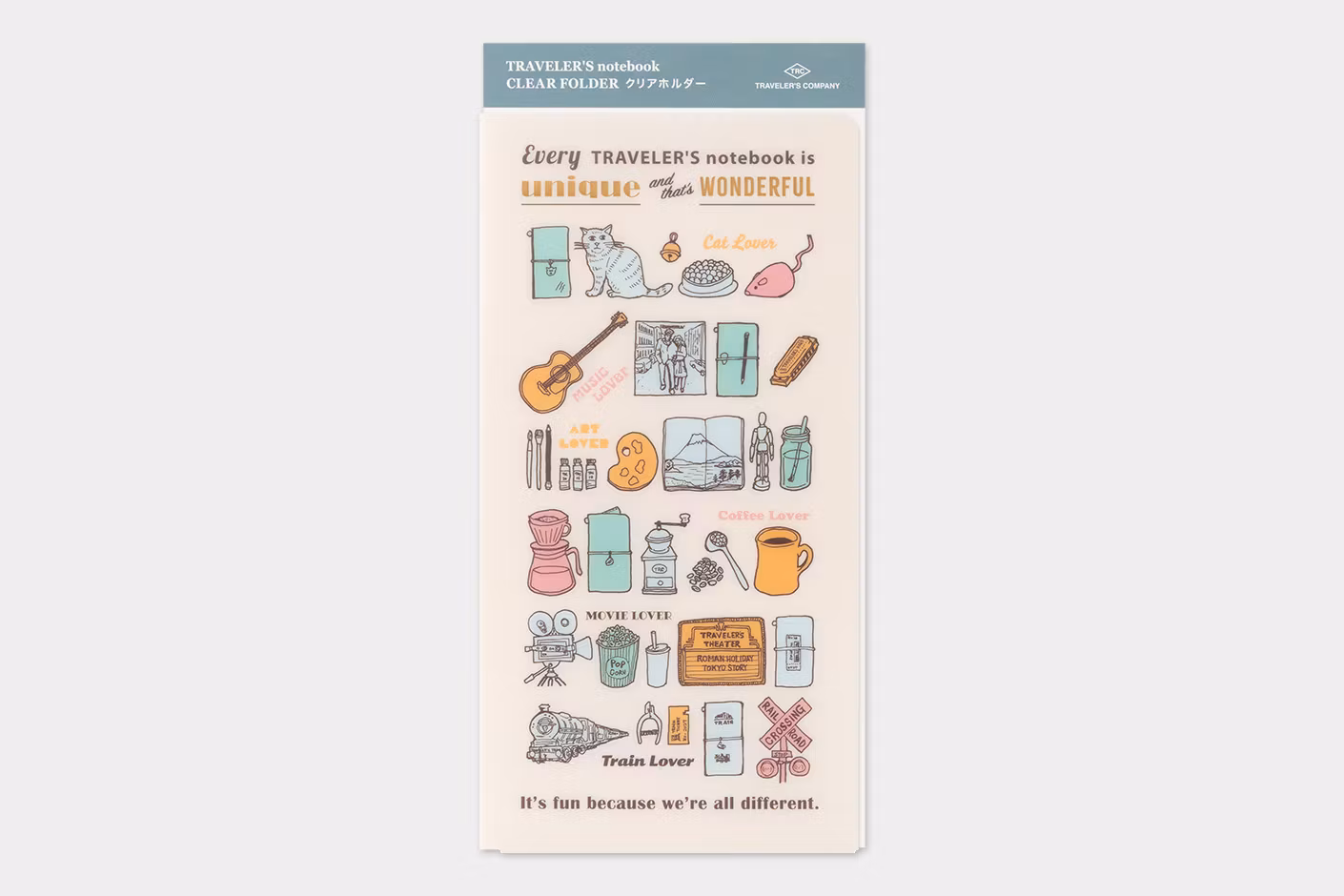 2027 Clear Folder - Regular Size // Traveler's Notebook
