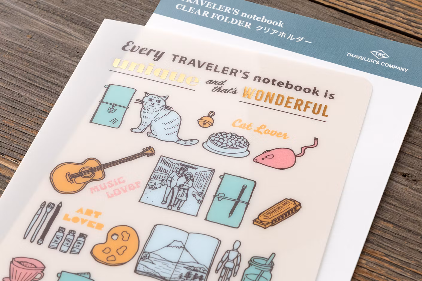 2027 Clear Folder - Regular Size // Traveler's Notebook