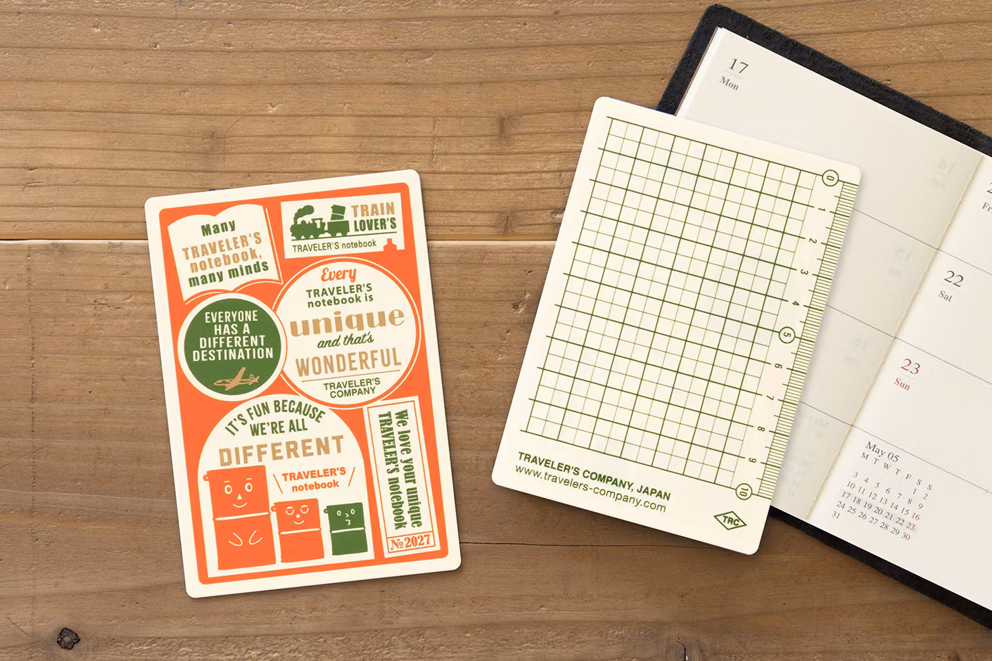 2027 Underlay - Passport Size // Traveler's Notebook
