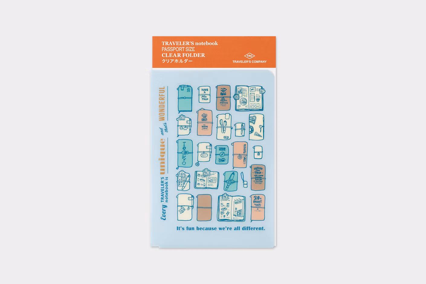2027 Clear Folder - Passport Size // Traveler's Notebook