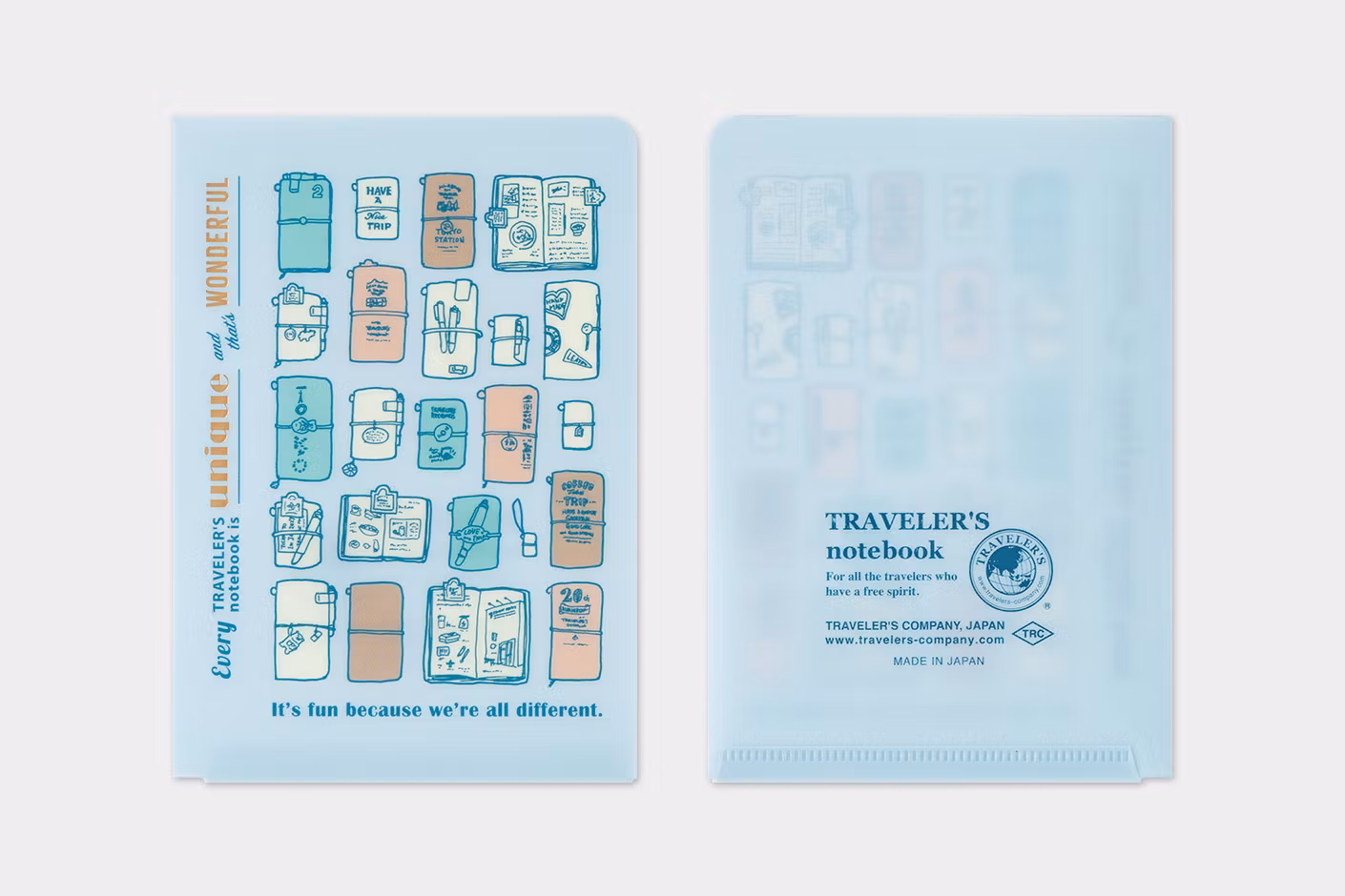2027 Clear Folder - Passport Size // Traveler's Notebook