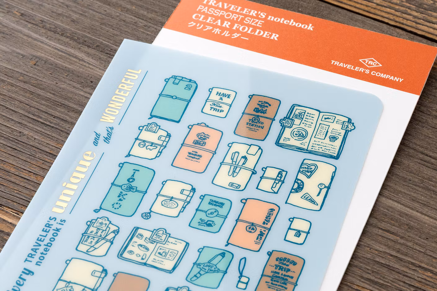 2027 Clear Folder - Passport Size // Traveler's Notebook