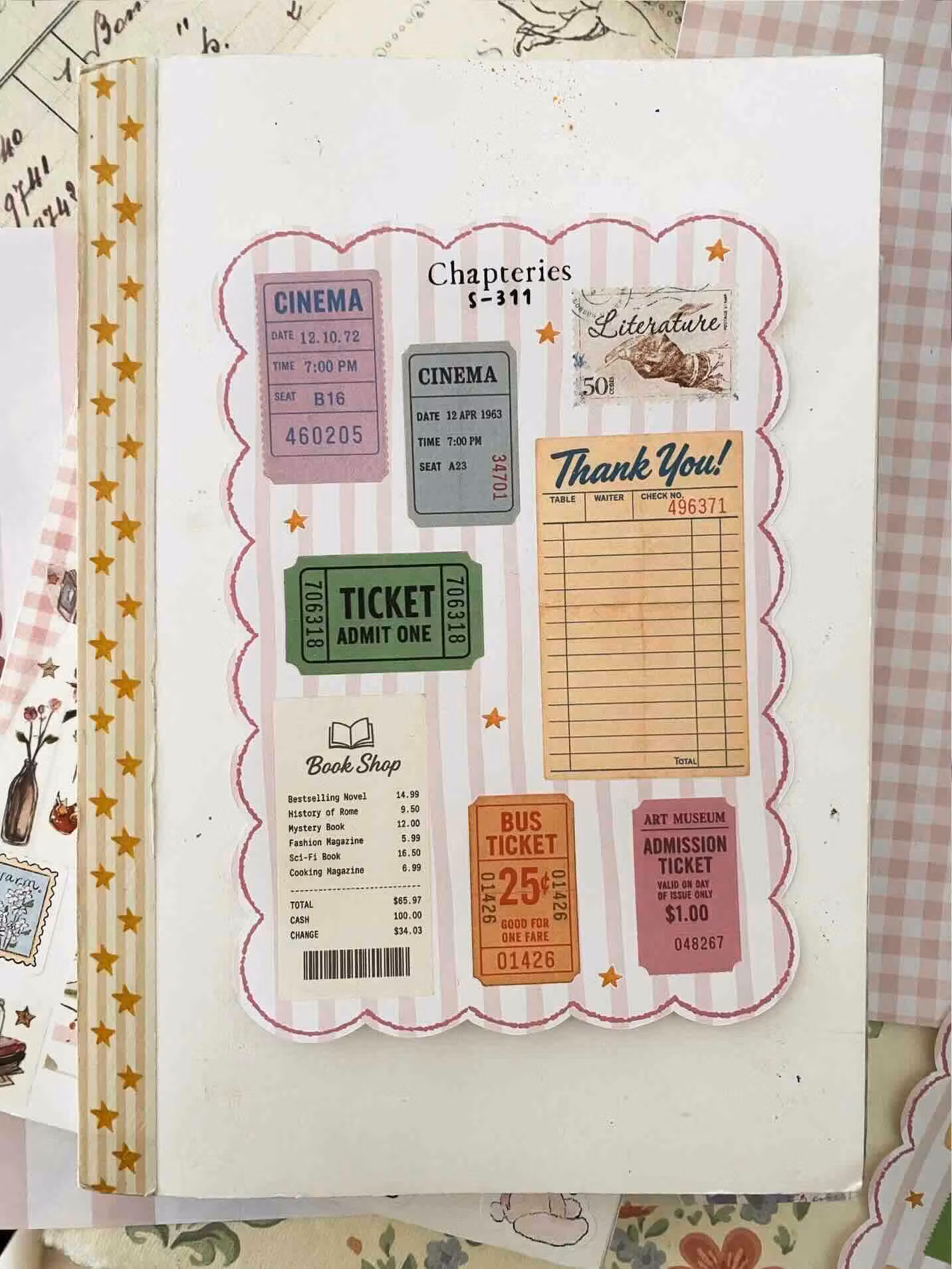 Chapteries Stickers - Tickets