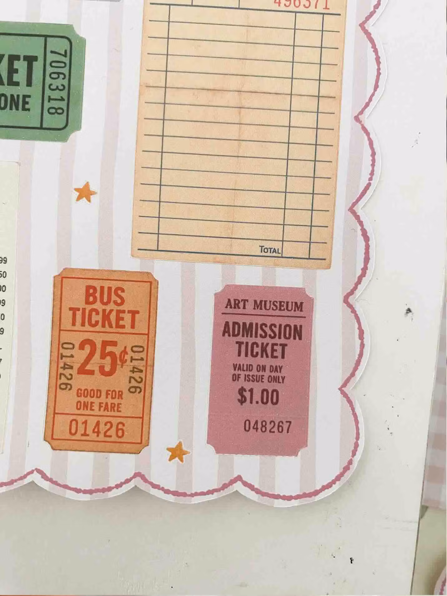 Chapteries Stickers - Tickets