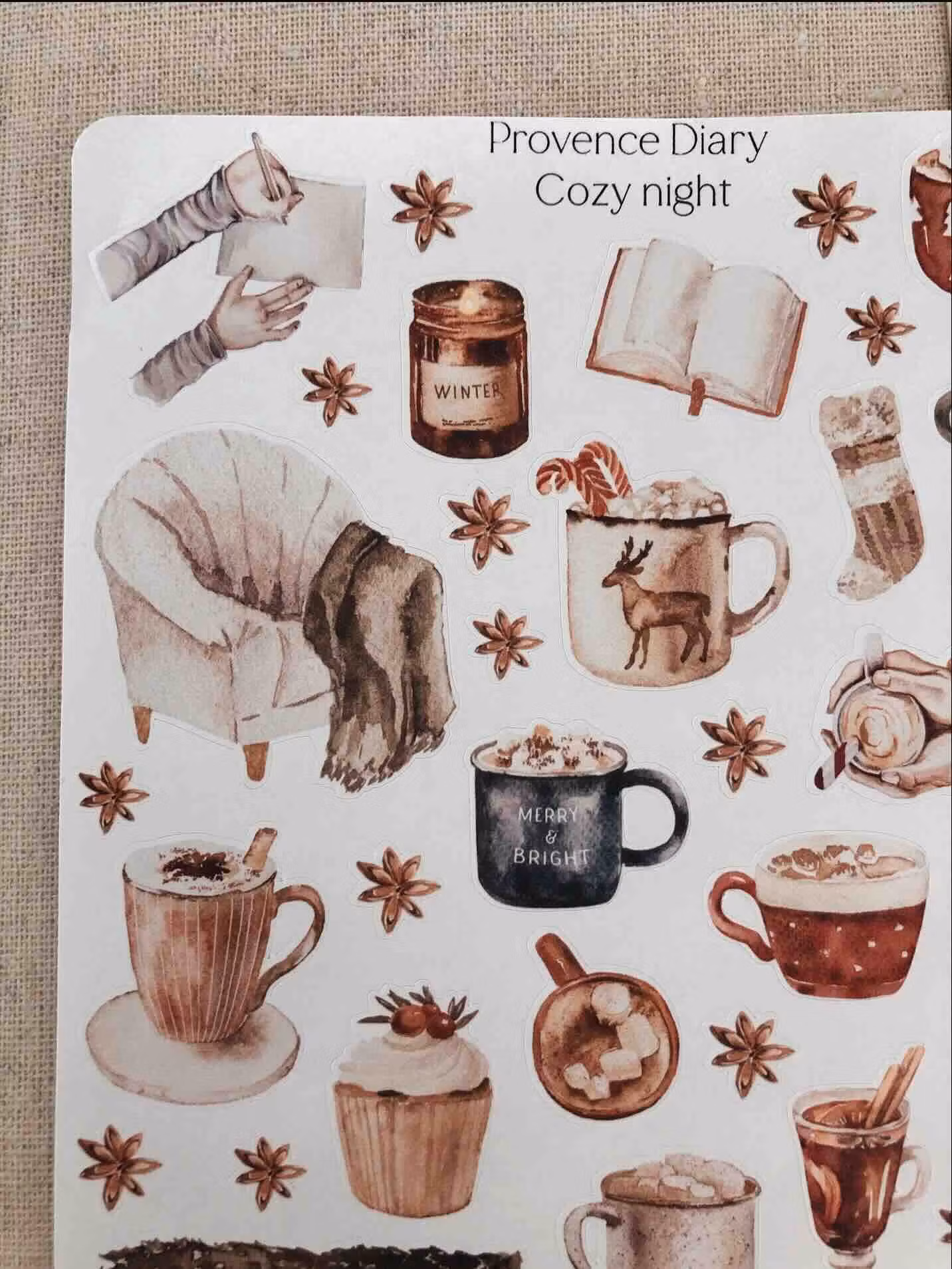 Chapteries Stickers - Cosy Night