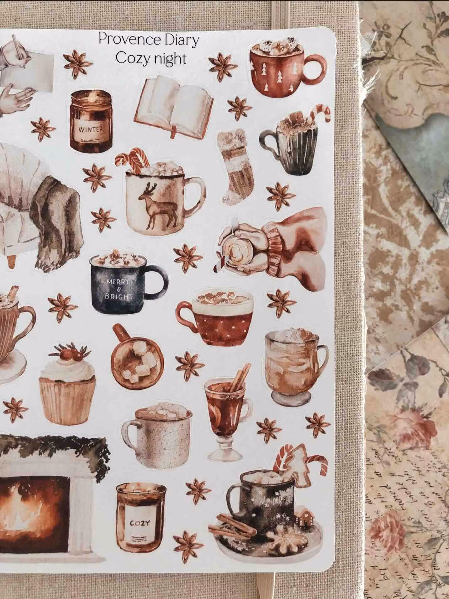 Chapteries Stickers - Cosy Night