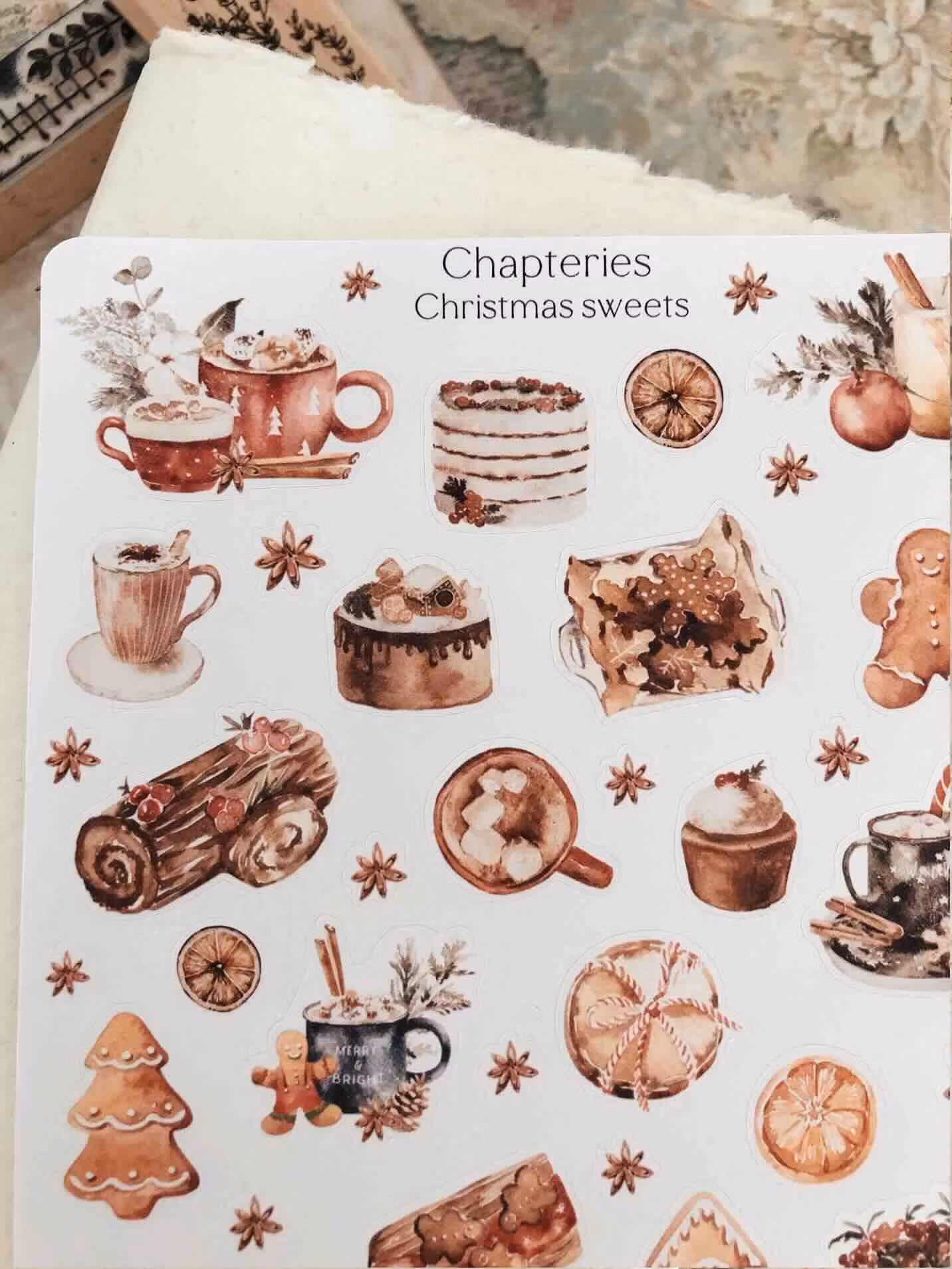 Chapteries Stickers - Christmas Sweets