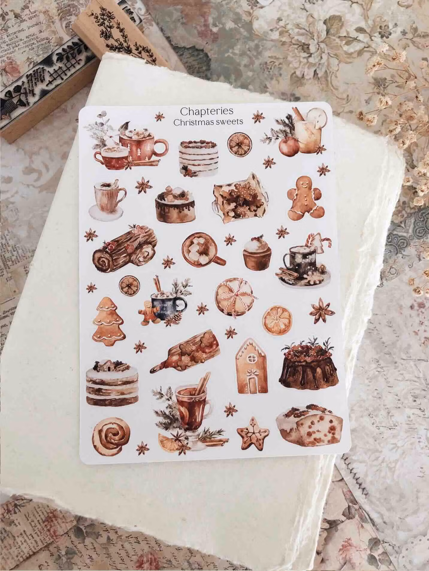 Chapteries Stickers - Christmas Sweets