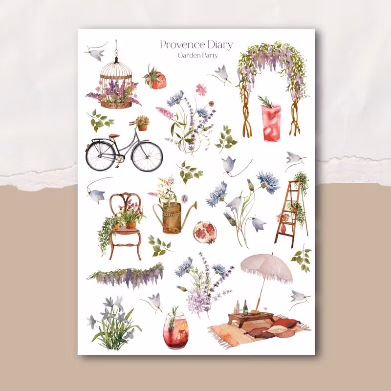 Chapteries Stickers - Garden Party