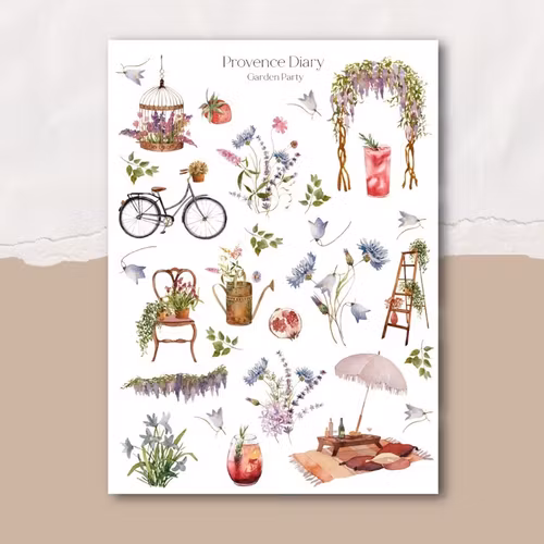 Chapteries Stickers - Garden Party