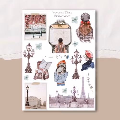 Chapteries Stickers - Parisian Vibes