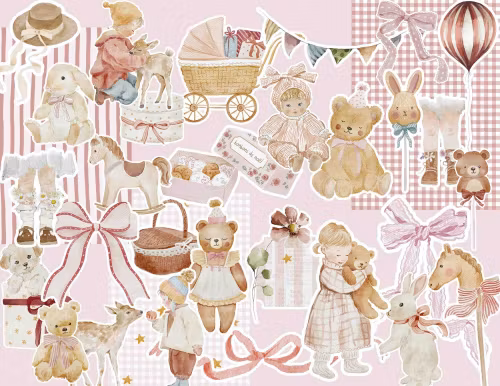Chapteries Stickers set - Sweetest Childhood 30 st