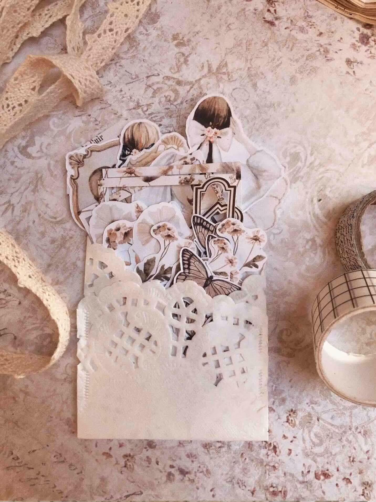 Chapteries Stickers set - Vintage Beauty 30 st