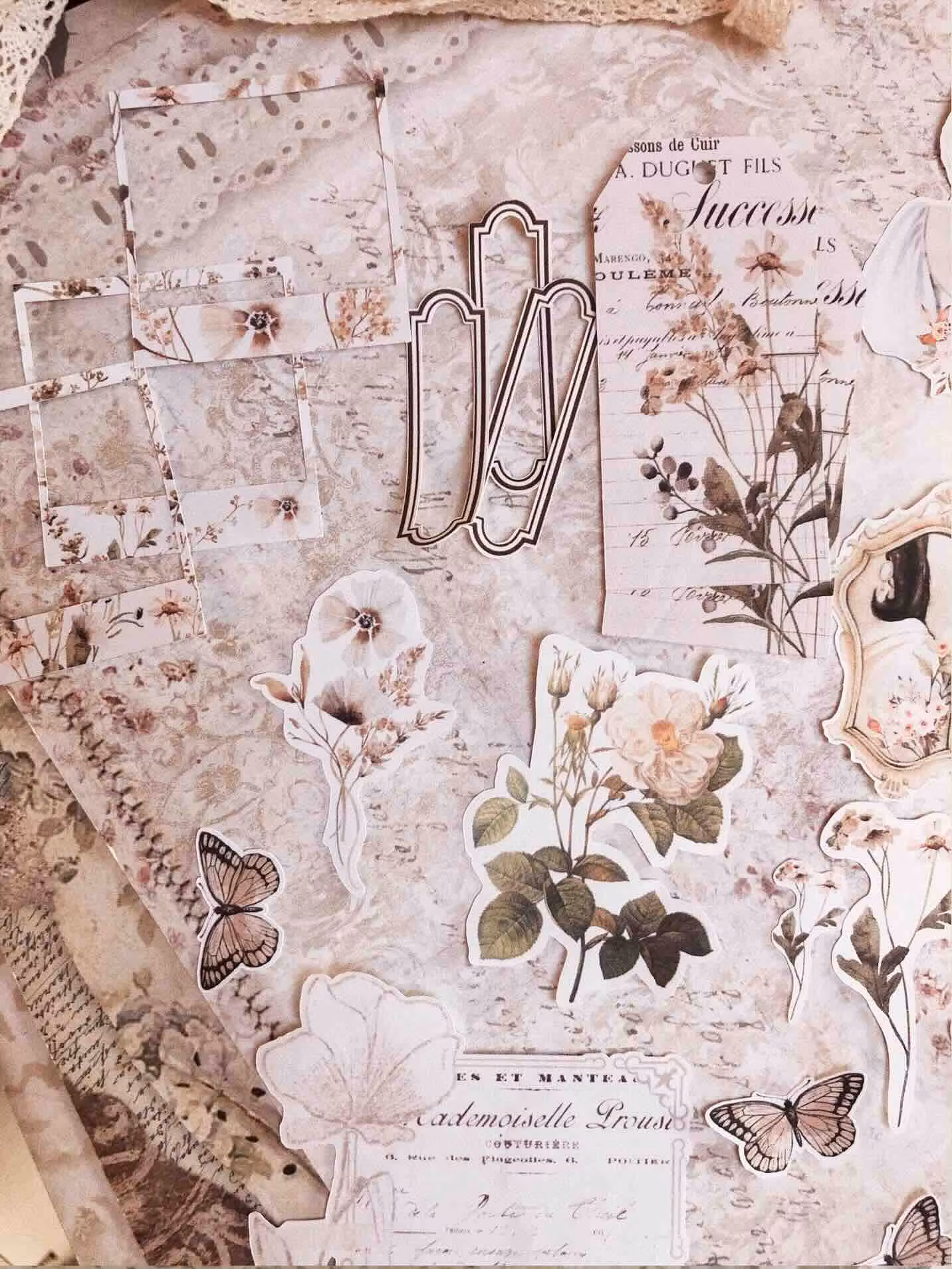 Chapteries Stickers set - Vintage Beauty 30 st