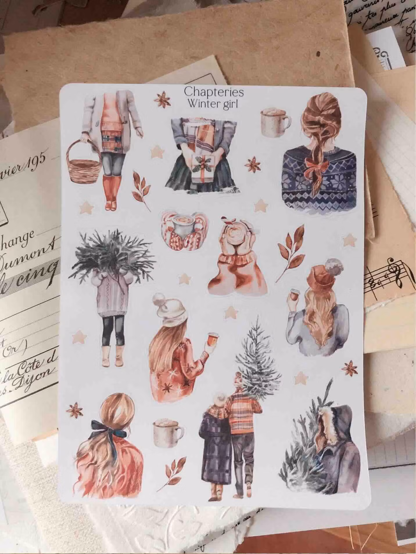 Chapteries Stickers - Winter Girl