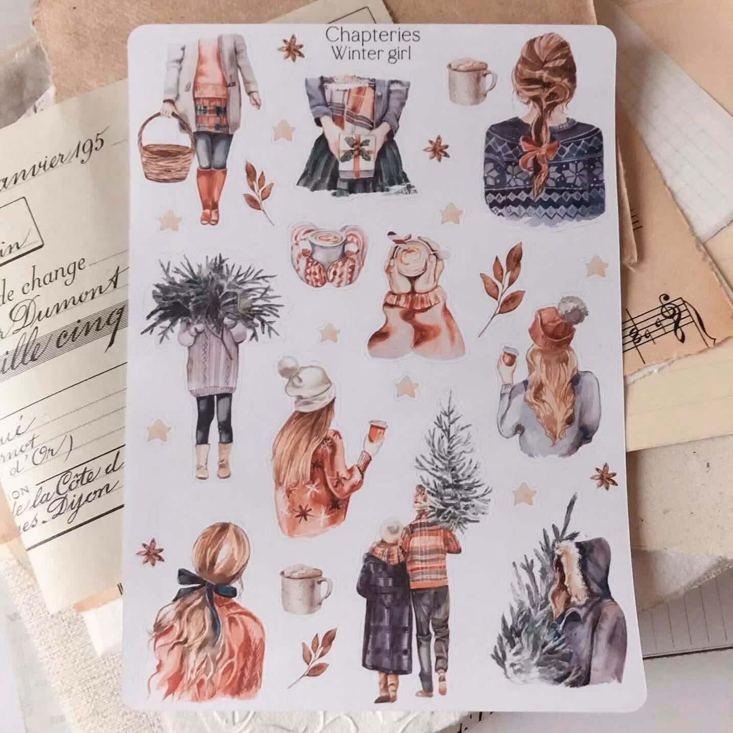 Chapteries Stickers - Winter Girl