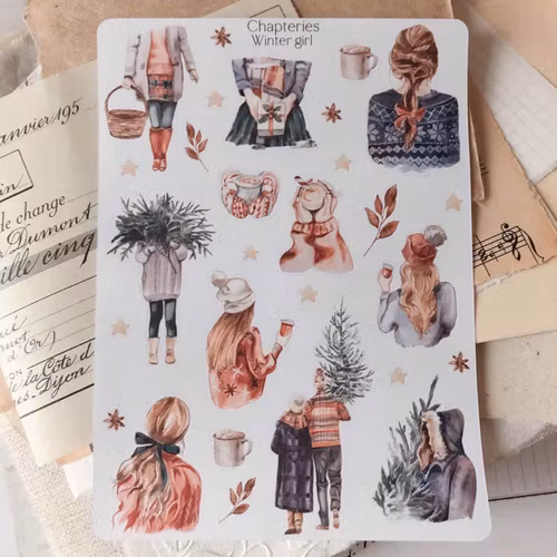 Chapteries Stickers - Winter Girl