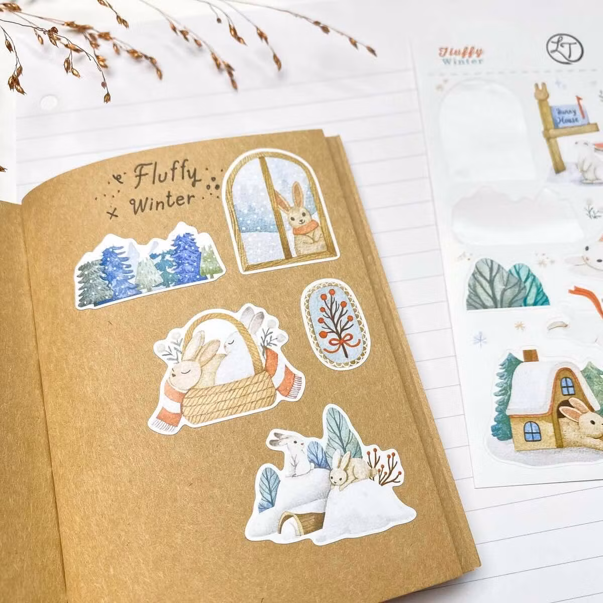 Stickers Lettoon - Fluffy Winter