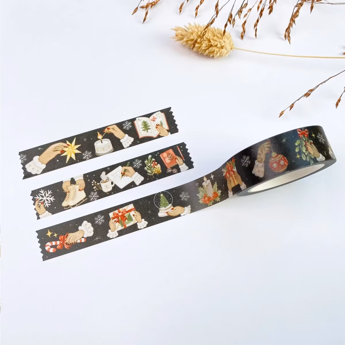 Washi tape Lettoon - Slow Winter 15 mm