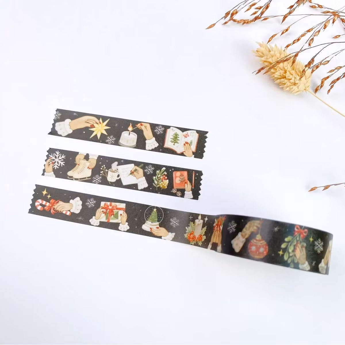 Washi tape Lettoon - Slow Winter 15 mm