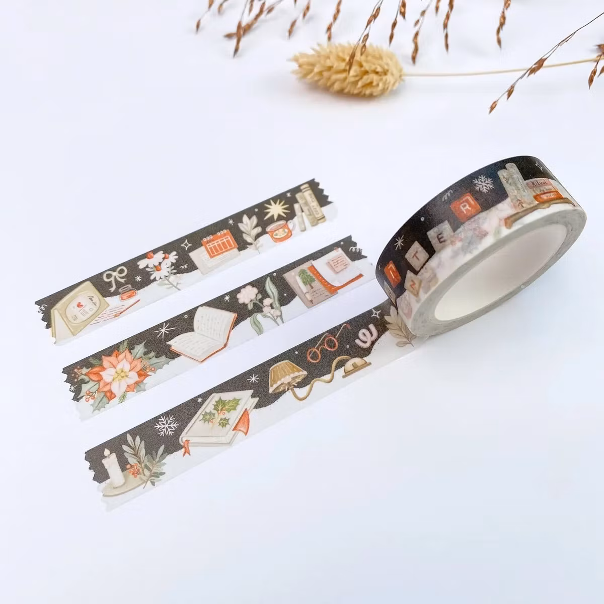 Washi tape Lettoon - Winter Days 15 mm