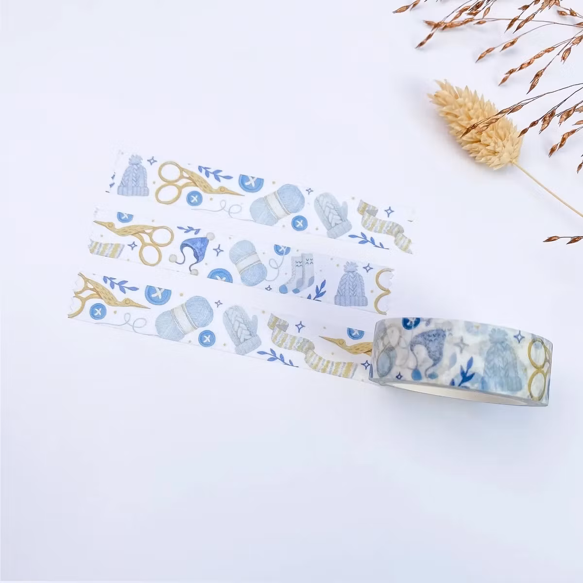 Washi tape Lettoon - Winter Knitting 15 mm