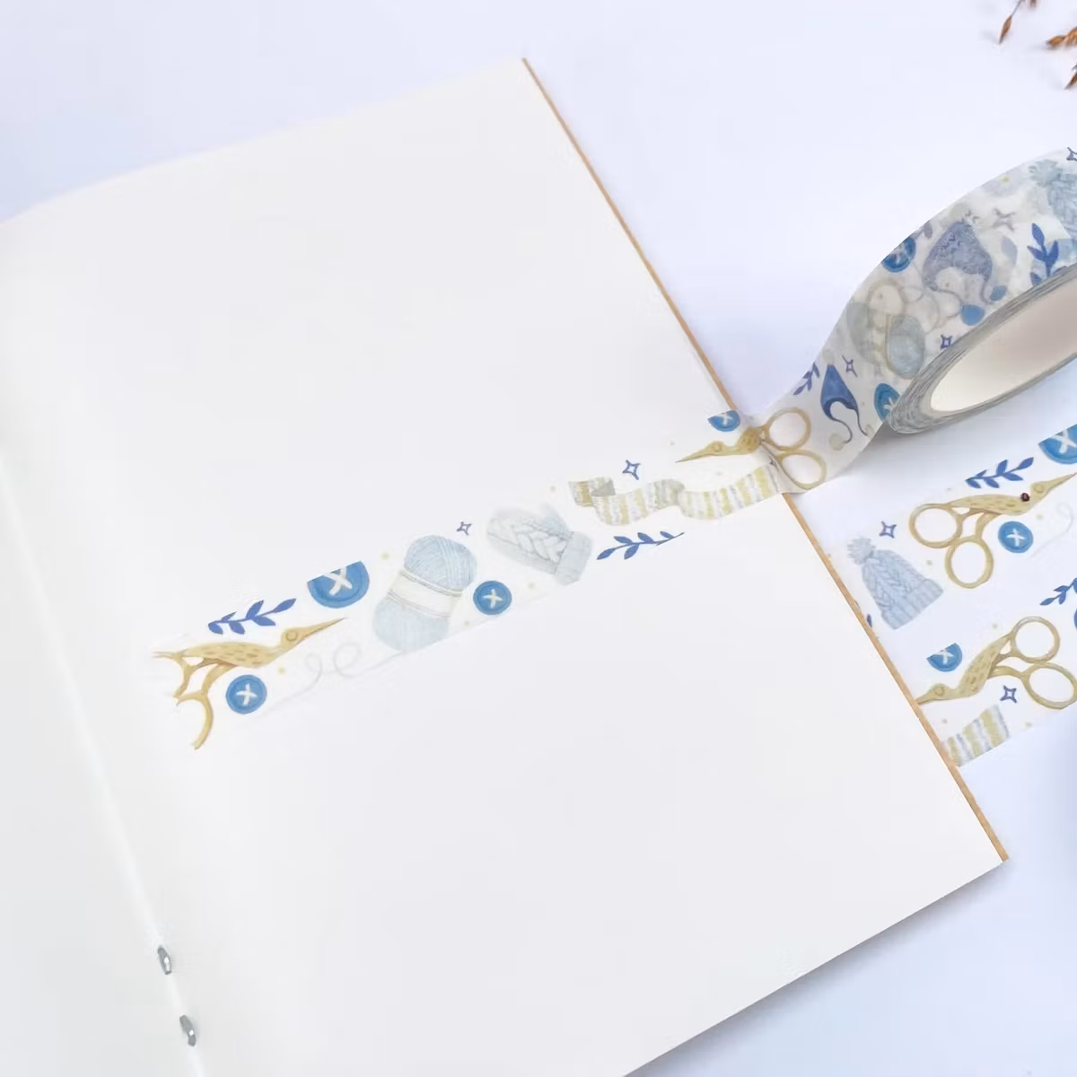 Washi tape Lettoon - Winter Knitting 15 mm