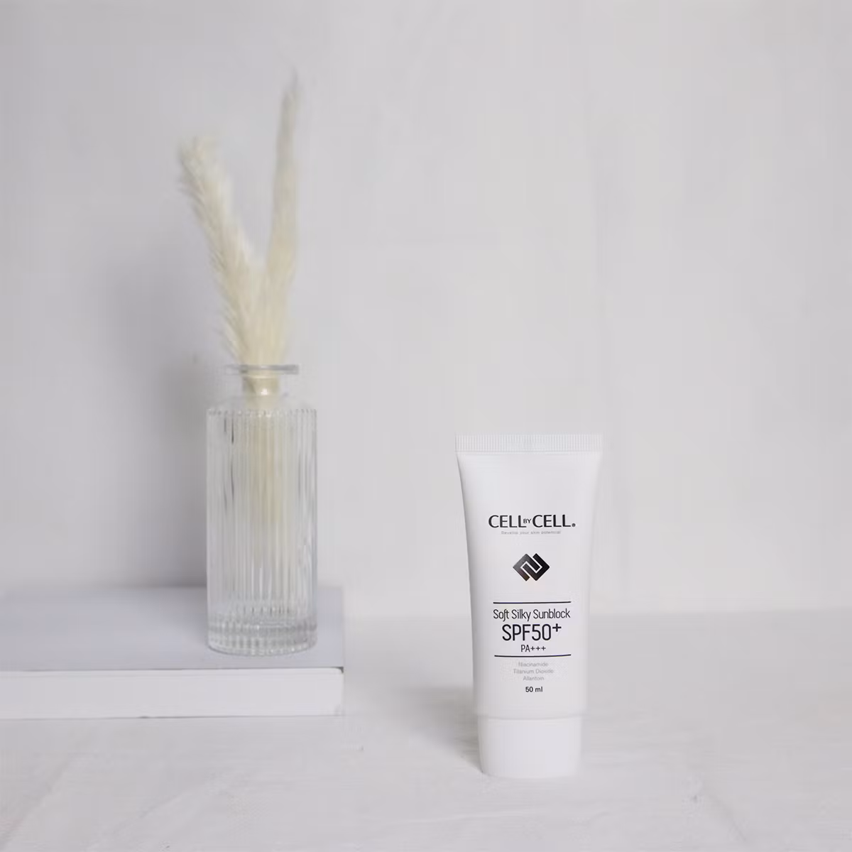 CELL BY CELL - SOFT SILKY SUN BLOCK, SPF50+ PA+++ / 50 ml.