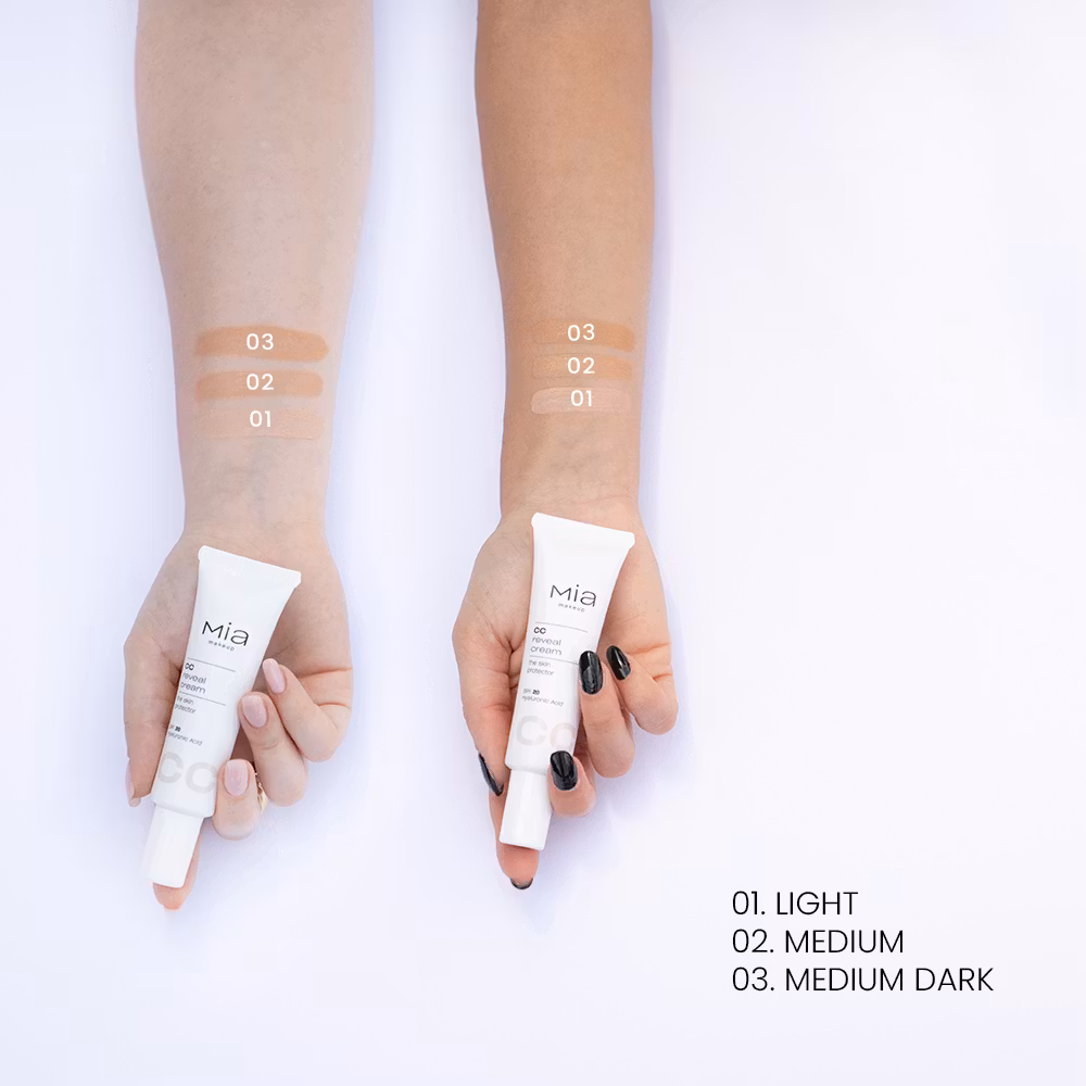 MIA MAKEUP - CC REVEAL CREAM THE SKIN PROTECTOR 30ml.