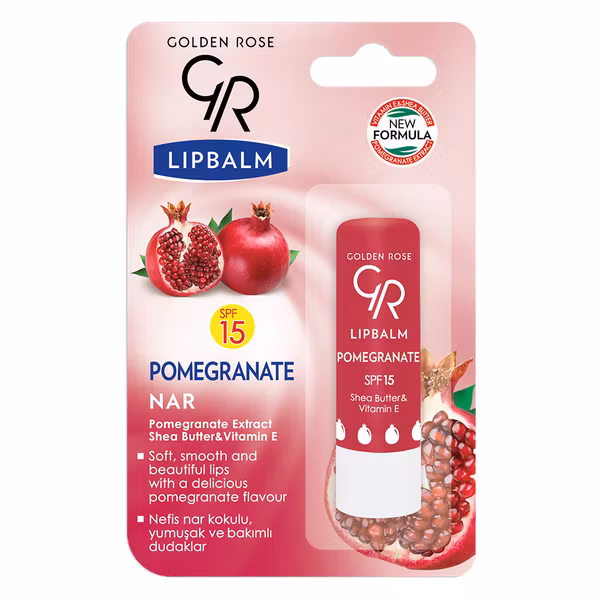 Golden Rose Lipbalm Pomegranate SPF 15