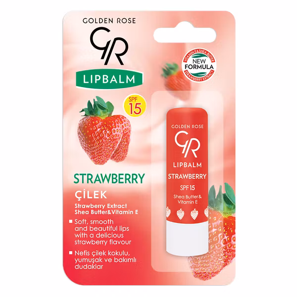 Golden Rose Lipbalm Strawberry SPF 15