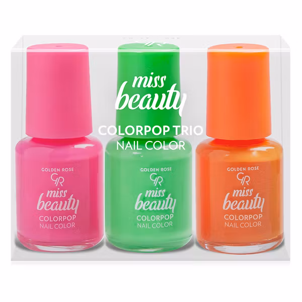 Golden Rose Miss Beauty Colorpop Trio Nail Colors