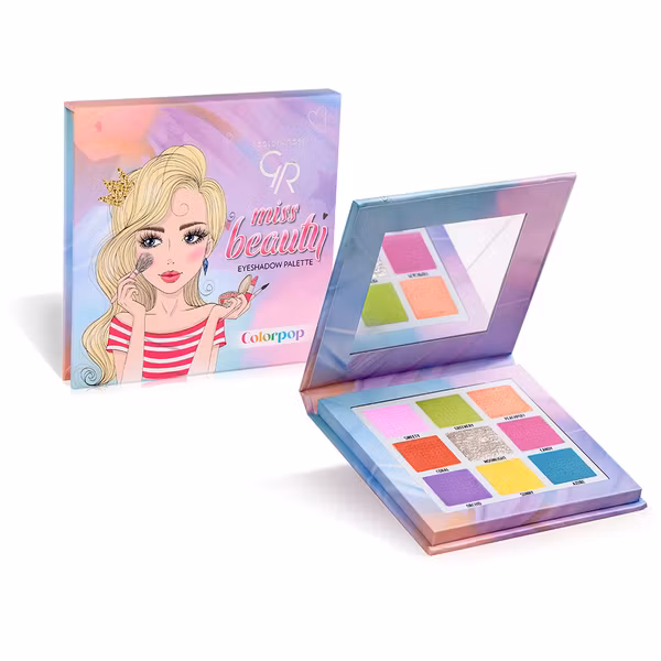 Golden Rose Miss Beauty Eyeshadow Palette Color Pop