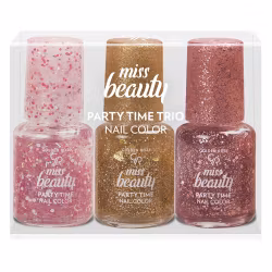 GR MISS BEAUTY PARTY TIME TRIO NAIL COLORS MIX