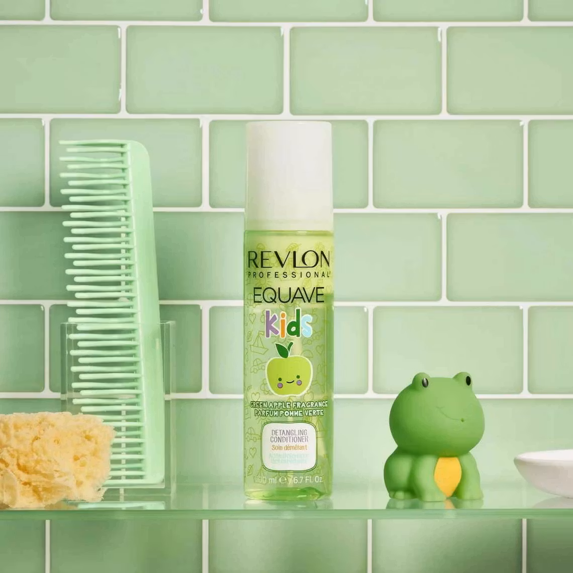 Revlon Equave Kids Hypoallergenic Detangling Conditioner Green Apple 200ml