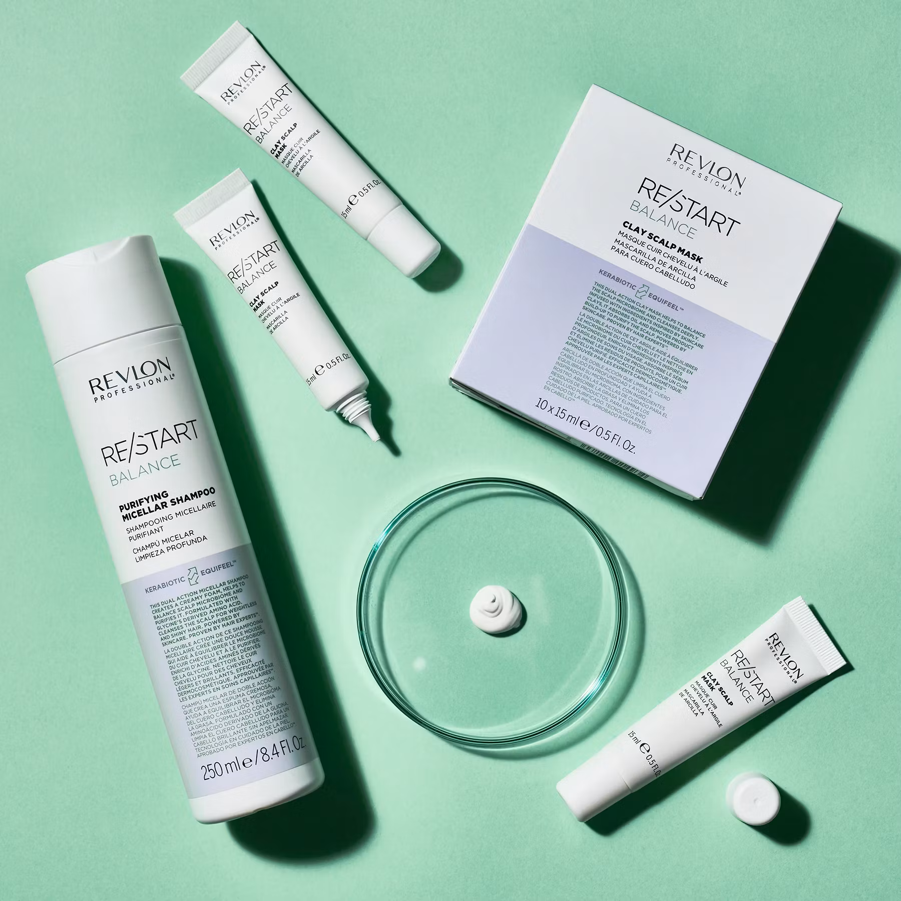 Revlon Re-Start Balance Purifying schampo 250 ml