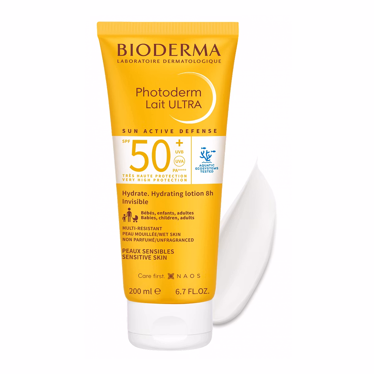 BIODERMA PHOTODERM LAIT ULTRA SPF 50+ MOISTURISING LOTION 200ML