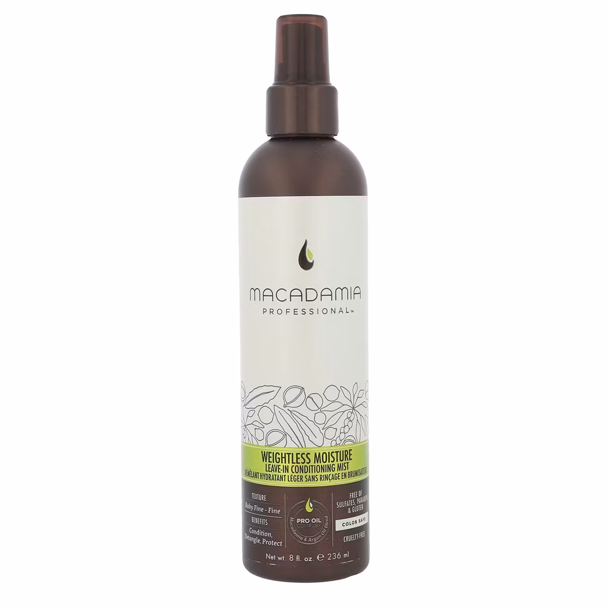 MACADAMIA WEIGHTLESS MOISTURE CONDITIONING MIST 236 ML