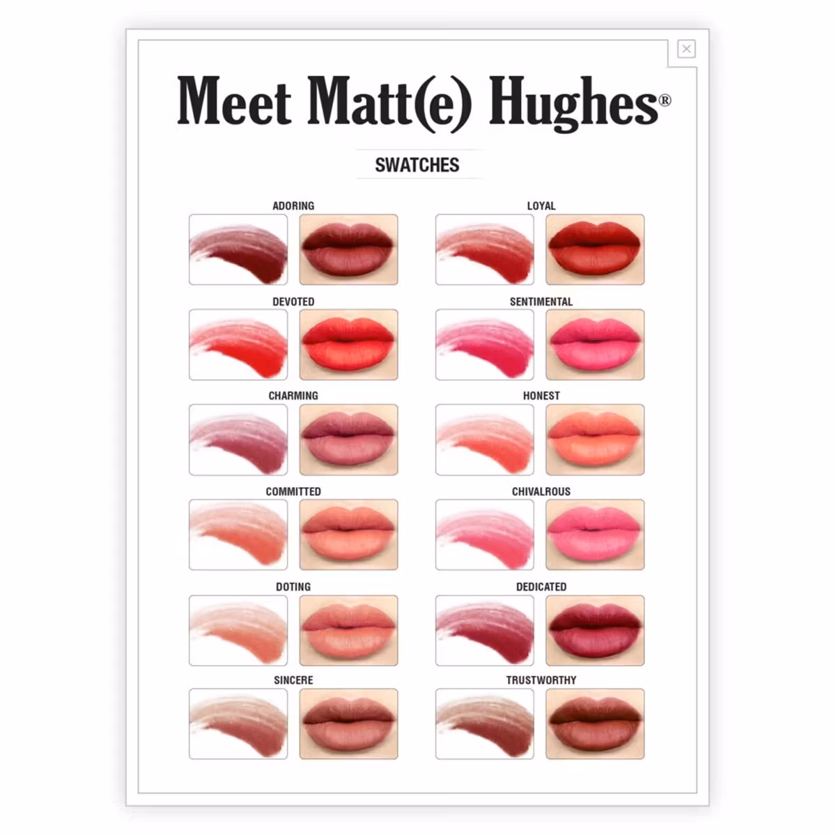 THEBALM MEET MATT(E) HUGHES LONG LASTING LIQUID LIPSTICK SINCERE LIGHT MAUVE 7.4 ML