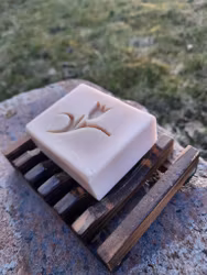 Doftfri eko naturtvål med rosa lera