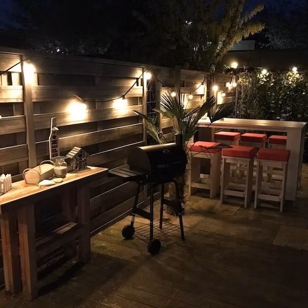 Lichtsnoeren complete set met vervangbare LED gloeilampen - 5 tot 100 meter