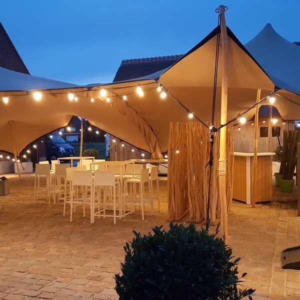 Lichtsnoeren complete set met vervangbare LED gloeilampen - 5 tot 100 meter