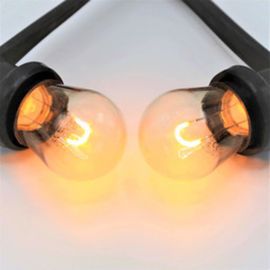 E27 2000K glødepære med U-form, dæmpbar - 1 watt - Varmhvid