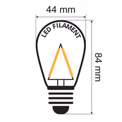 30-pack Dimbare E27 Warmwitte LED-lampen 4 watt - Energieklasse A+