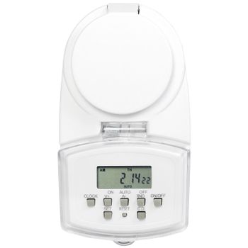 Temporizador Digital Logilink para Exteriores 1800W IP44
