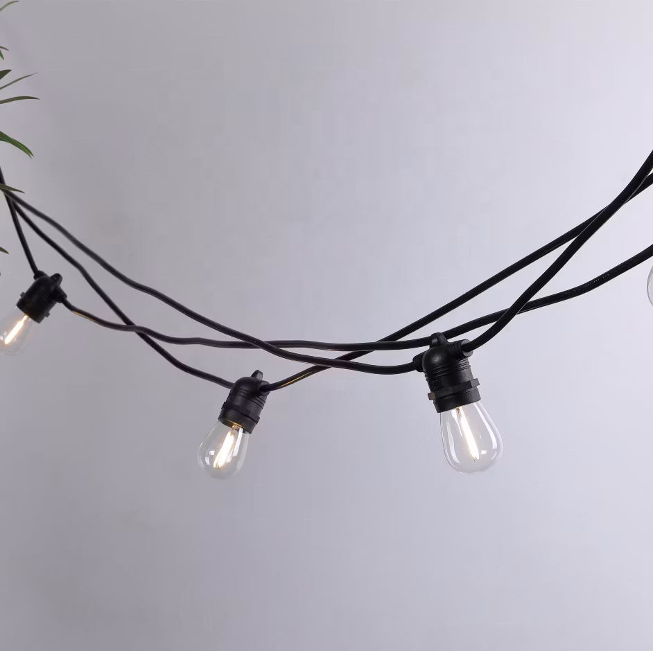 LY Sweden Premium Lichterkette mit Solar-Panel 10-20 m mit 10-30 wechselbaren LED-Lampen - Solare Energiebeleuchtung