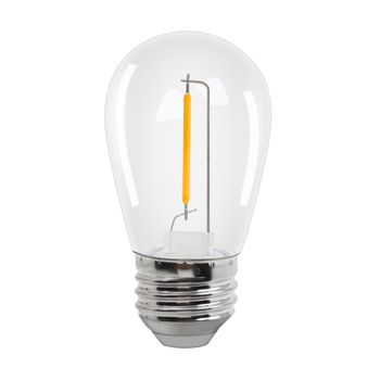 E27 dæmpbar LED-pære 3V 0,8W 2200K til blandt andet solcellebelysning