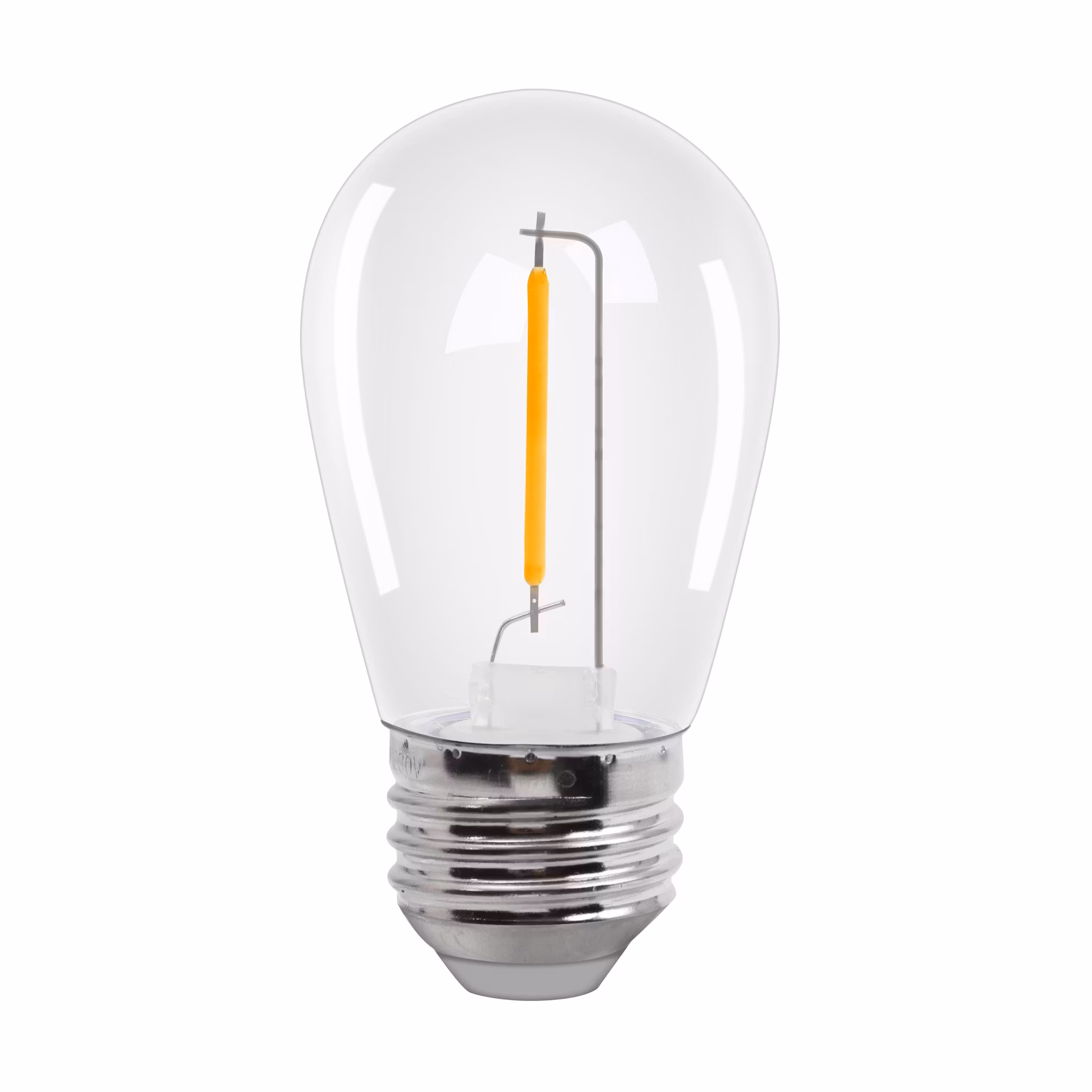 E27 himmennettävä LED-lamppu 3V 0,8W 2200K muun muassa aurinkoenergiavalaistukseen
