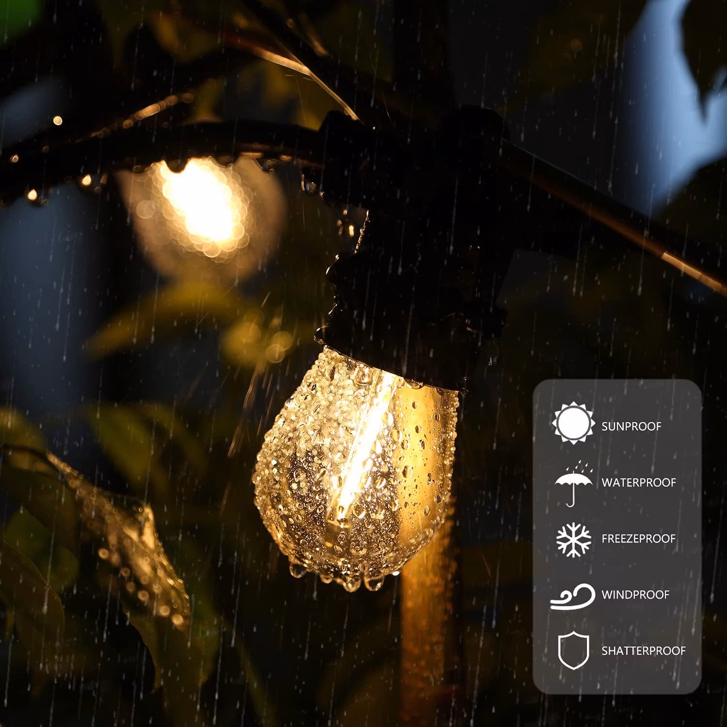E27 himmennettävä LED-lamppu 3V 0,8W 2200K muun muassa aurinkoenergiavalaistukseen